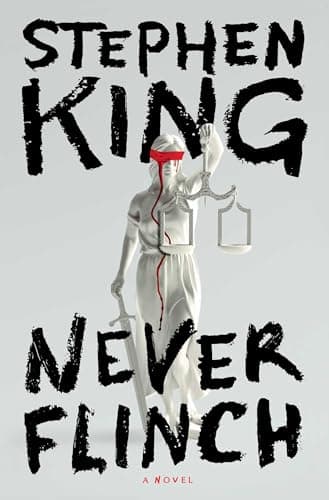 Book cover for Never Flinch by Stephen King